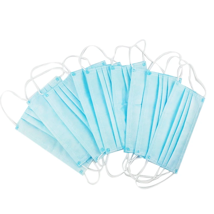 

10Pcs Disposable Mask Daily Protective Mask Non-Woven Melt Blown Three-Layer Mask