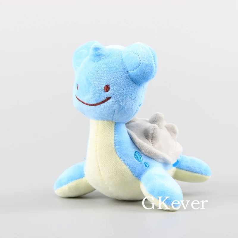 2 шт./компл. аниме Lapras Dragonite плюшевые игрушки куклы обувь для косплея; аниме популярные мягкие куклы детские подарки на день рождения 14-16 см