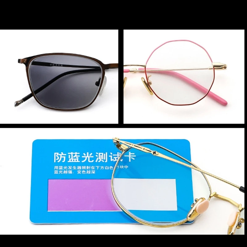 Lens Tester Color Changing UV Photochromic Anti Blue-ray Glasses Measurer 15 LED Lights Testing Tool