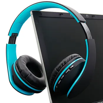 

HY-811 Headphones Foldable FM Stereo MP3 Player Wired Bluetooth Headset Black & Blue Headphones fone de ouvido bluetooth
