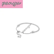 PY,, 1:1, высокое качество, бренд, Чистое Серебро S925, Очаровательная цепочка из змеиных костей, подходит для браслета из бисера, ювелирное изделие