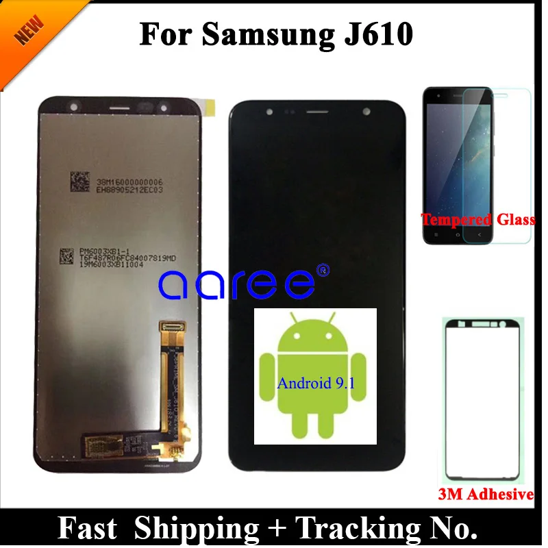 

100% Test LCD Display For Samsung J6 Prime 2018 J610 LCD J610F LCD For Samsung J6 Plus J610 LCD Screen Touch Digitizer Assembly