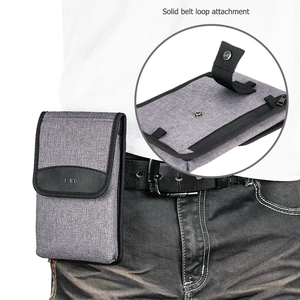 Bolsa de Viagem Bolsa para Telefone Cartão de Crédito Cartão de Identificação com Ombro Kiwifotos Durável Poliéster Inteligente Passaporte ou Cinto Acessórios Case - Image 4