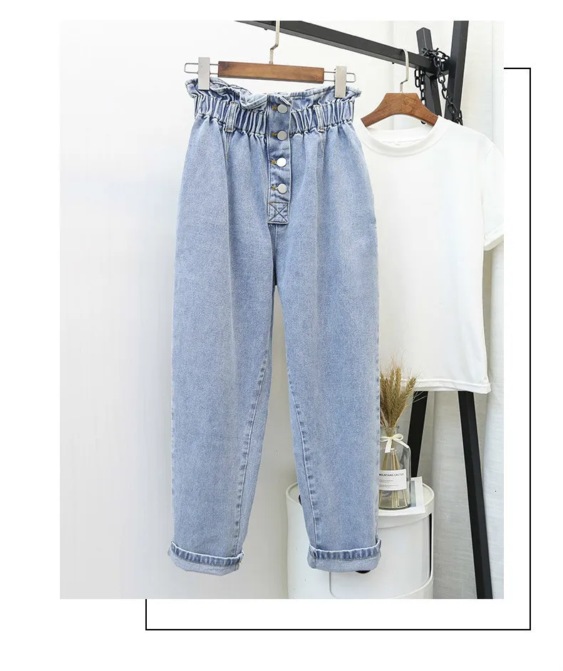 Шаровары винтажные джинсы с высокой талией Женские джинсы-бойфренды для женщин длинные джинсы для мам женские джинсовые брюки vaqueeros Mujer