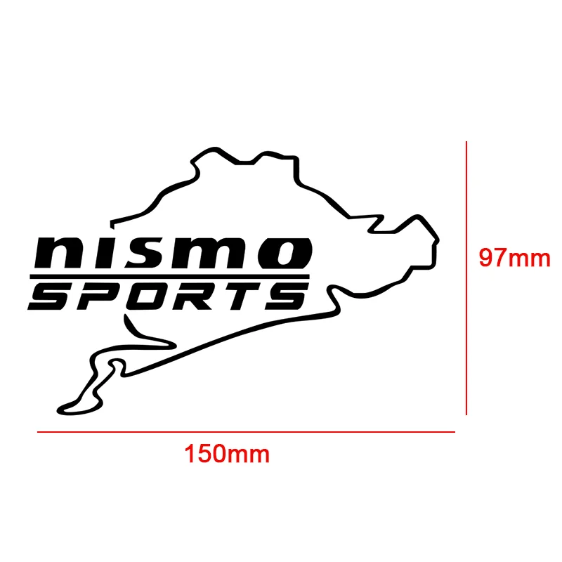 1pcs nismo SPORT Emblem car fuel tank cap lahua sticker for Nissan Tiida Sunny QASHQAI MARCH LIVINA TEANA X-TRAI Accessories