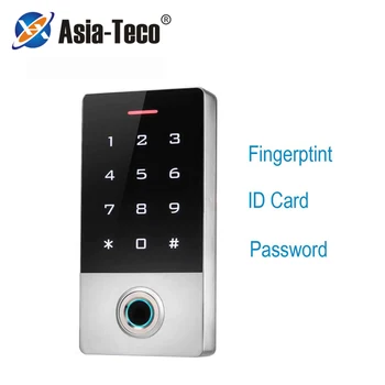 

Waterproof Touch Metal 125khz RFID Fingerprint Access Control Electronic Door Lock Electric Gate Opener W/ Backlight 10000 user