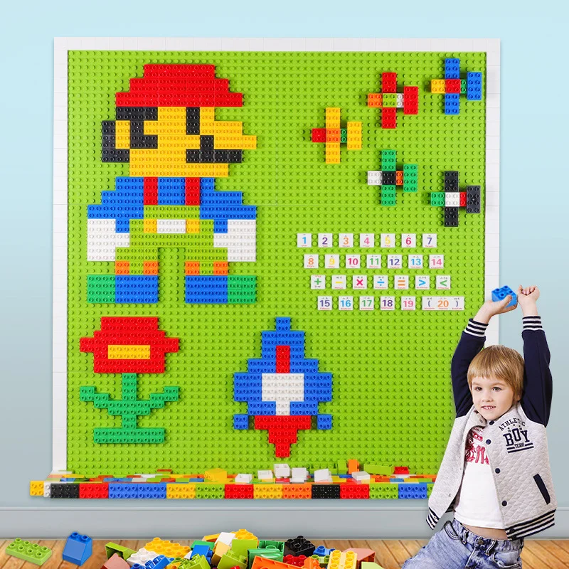 

Large Particles Kindergarten Building Blocks Wall Children Early Education Assembled Toys Amusement Park Decoration Customizable
