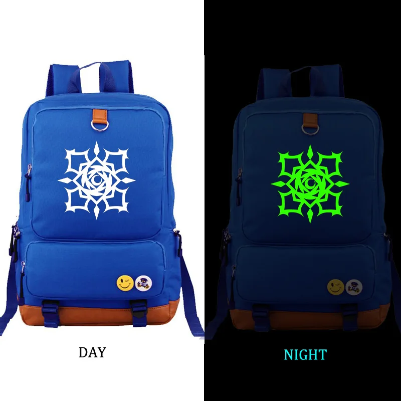 style3 blue Рыцарь, вампир noctilucous meteor Рюкзаки Школьный Рюкзак Для Путешествий ежедневный рюкзак - Цвет: style3 blue