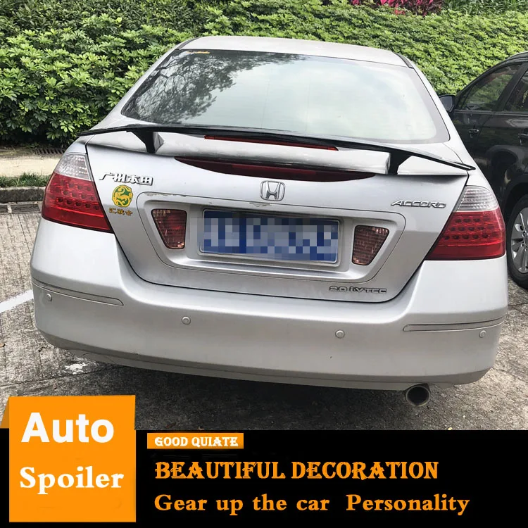 Спойлер заднего крыла автомобиля для Honda Accord 2006 2007 Sport ABS черный/белый цвет задний