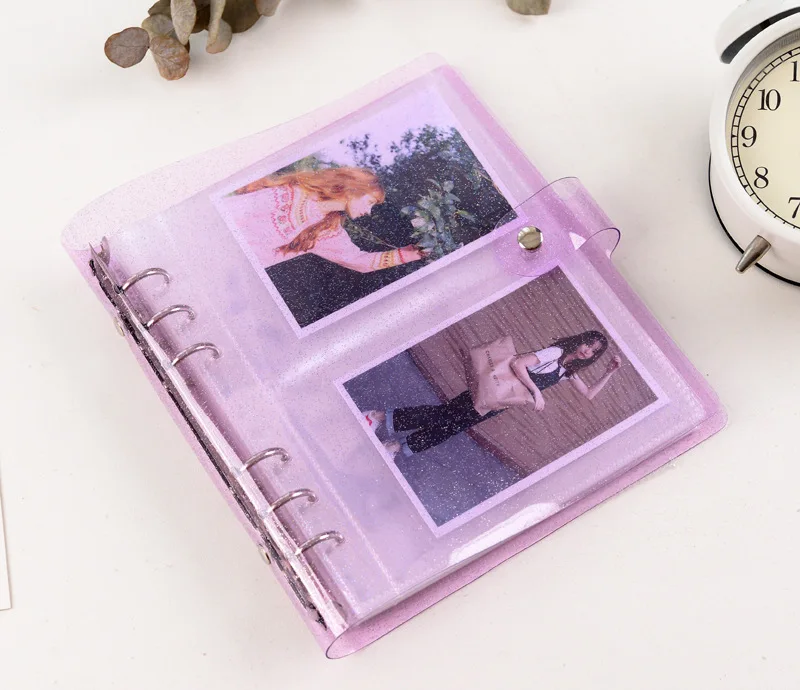 0 Pockets Pvc Portable Photo Album Jelly Color Album For Mini Instax Name Card 7s 8 25 50s Album De Photos Photo Albums Aliexpress