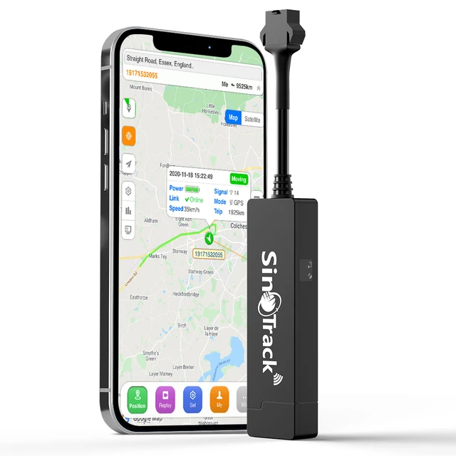 Rastreador GPS de coche para vehículos, localizador en tiempo real  GPS/GSM/GPRS/SMS, seguimiento antirrobo con aplicaciones móviles