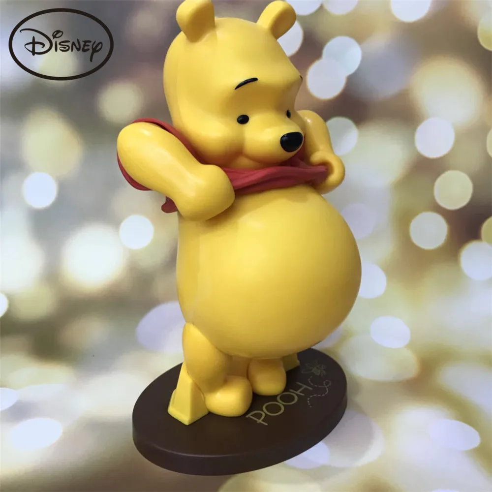 Disney Winnie the Pooh Action Figures PVC Toys Pooh Bear Collection Model 22cm Figma Brinquedos Pooh Anime Figurine Doll for Kid