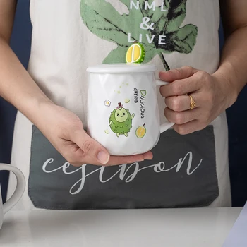 

Creative Cartoon Cup Cute New Simple Coffee Tea Milk Mug Home Office Fancy Gift for Grils