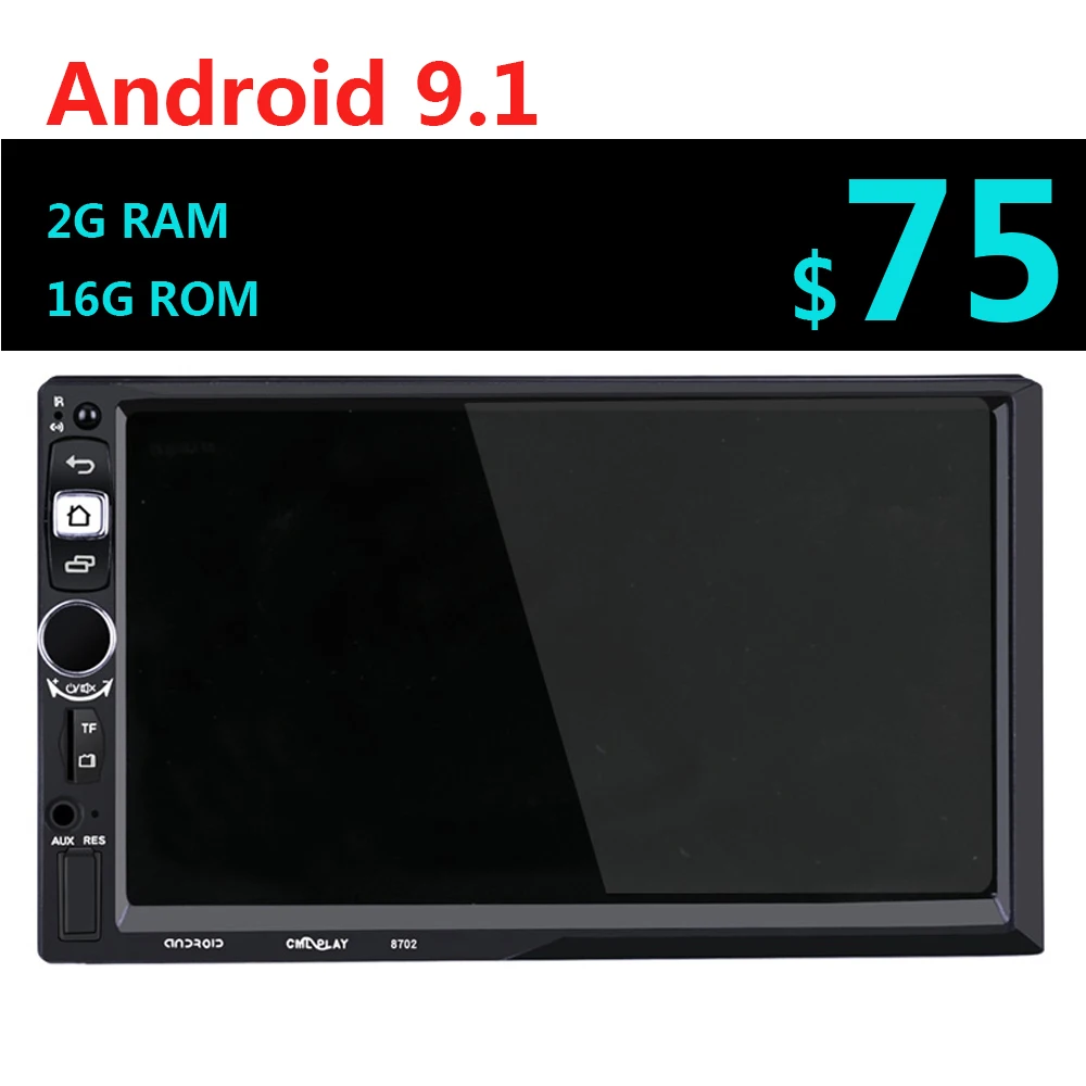 

2 Din Android 9.1 2G+16G Autoradio 7" Gps Radio Car Stereo Auto Multimedia Player double Din Wifi SD TF AUX USB 45