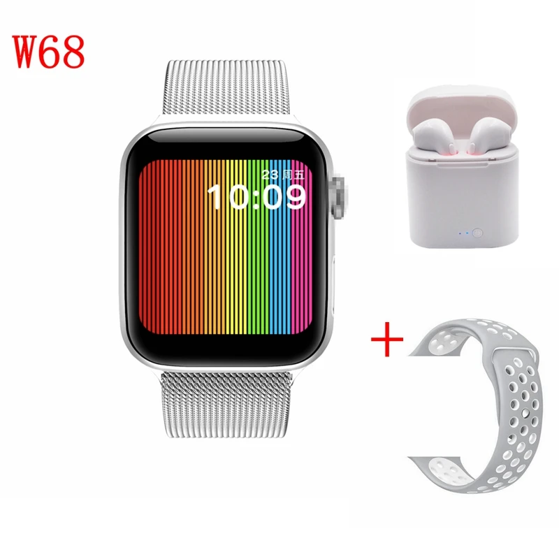Часы 5 IWO 12 Pro Bluetooth Смарт часы W68 1:1 Смарт часы 44 мм чехол для Apple iOS Android телефон сердечного ритма PK IWO 11 lite P70 - Цвет: 15