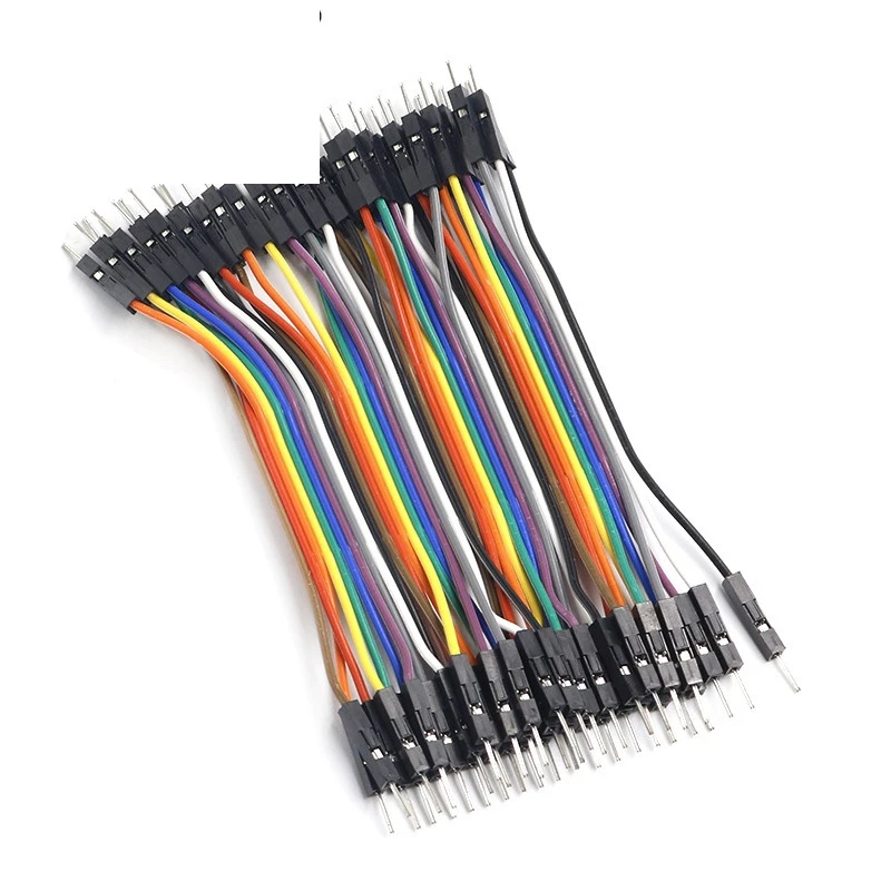 200 шт 10 см 2,54 мм 1pin мужской джемпер провод Dupont кабель для Arduino
