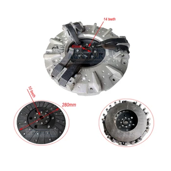 

The clutch assembly for Yituo YTO tractor DFH 654 tractor parts, part number: 1.25.000A/5133393