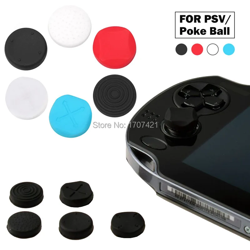 6 в 1 силиконовый джойстик с рукояткой аналоговый защитный чехол для Sony PlayStation Psvita