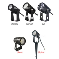 1W 3W 5W Outdoor Garden Landscape Light 220V 110V 12V LED Lawn Lamp COB Waterproof Lighting Led Light Garden Path Spotlights 2