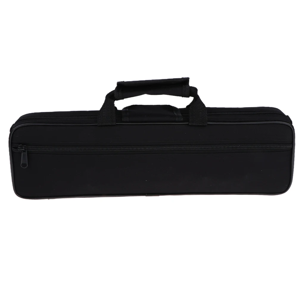 Classic Padded Flute Carry Case Bag Cover With Side Pocket Shoulder Strap