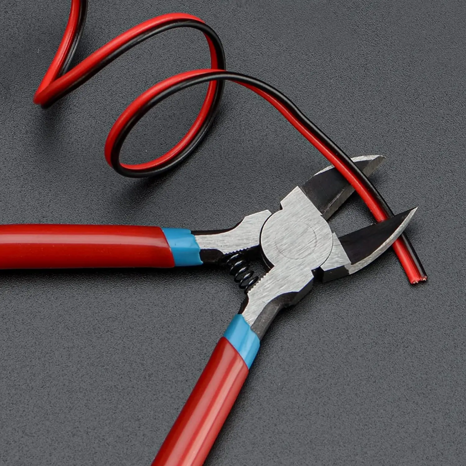 iCrimp PL2100 Diagonal Flush Cutter 5-Inch Side Cutting Pliers Electronics Pliers with Pointed Nose for Reeled Terminals universal pliers hand tools cutting pliers wire cutter wire cutting pliers wire pliers crimping pliers