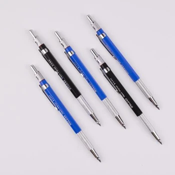 

Plastic And Metal Lead Holder Mechanical Draft Pencil Drawing 2.0mm Black Lead Mechanical Pencil Writing School Gifts Stationery