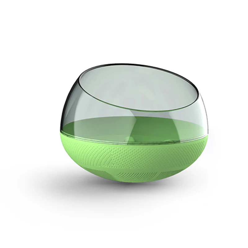 green Интерактивный стакан медленная собачья миска для еды для питомцев, контейнер для еды с защитой от дросселя, медленно смешная миска для питомцев, собак, щенков, кошек - Цвет: green