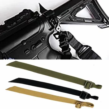 

New Portable Buttstock Sling Mount Strap Loop Adapter Webbing Rifle Attachment Tactical Adjustable Gun Sling Airsoft Sling Tools