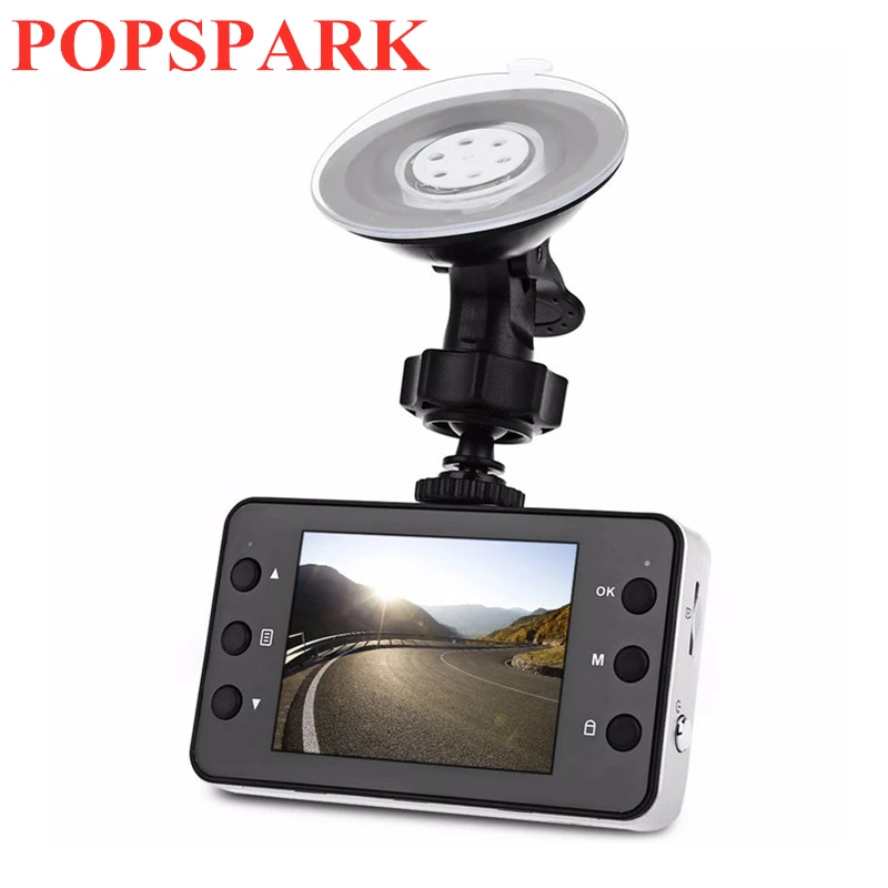 

POPSPARK K6000 2.3" 1080P Night Vision Car DVR Car Camera Loop Cycle Recorder 90 Degree Shooting Angle Dsah Cam Auto Tachograph
