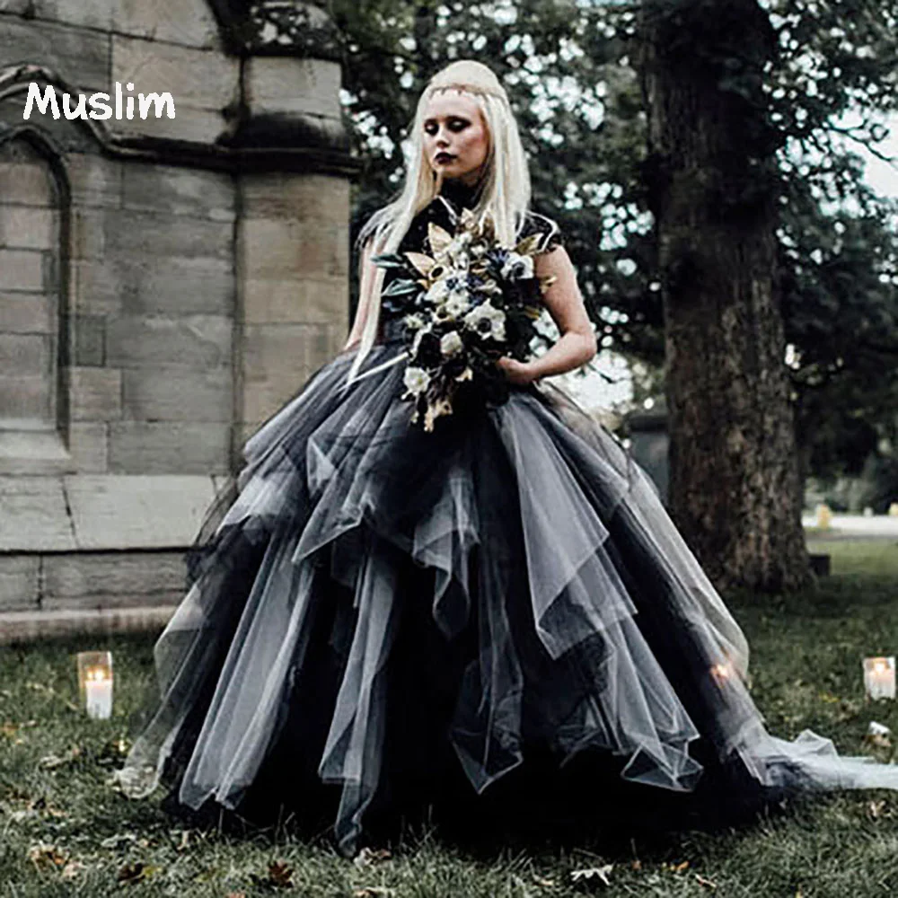 Black Wedding Dress Halloween Costume 2022