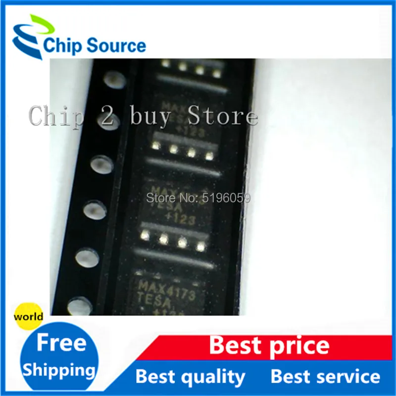 10 шт./лот MAX4173TESA MAX4173 IC CURR SENSE 1 схема 8SOIC линейные усилители-приборы, операционные усилители, буферные усилители