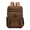 Mens Large Vintage Canvas Backpack for Men Canvas Bookpack Fits Most 15.6 Inches laptop School Laptop Bag Hiking Travel Rucksack 3