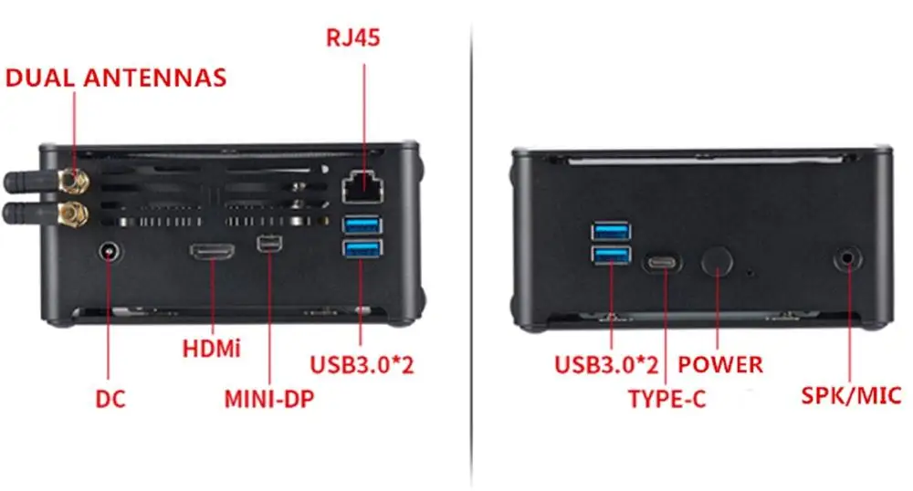 Intel Core Xeon-2176M мини-ПК Win10 Intel UHD 630 графический процессор i7 8850H D4 Ram M.2 Nvme 2280 SSD Linux игровой компьютер i7 8750H