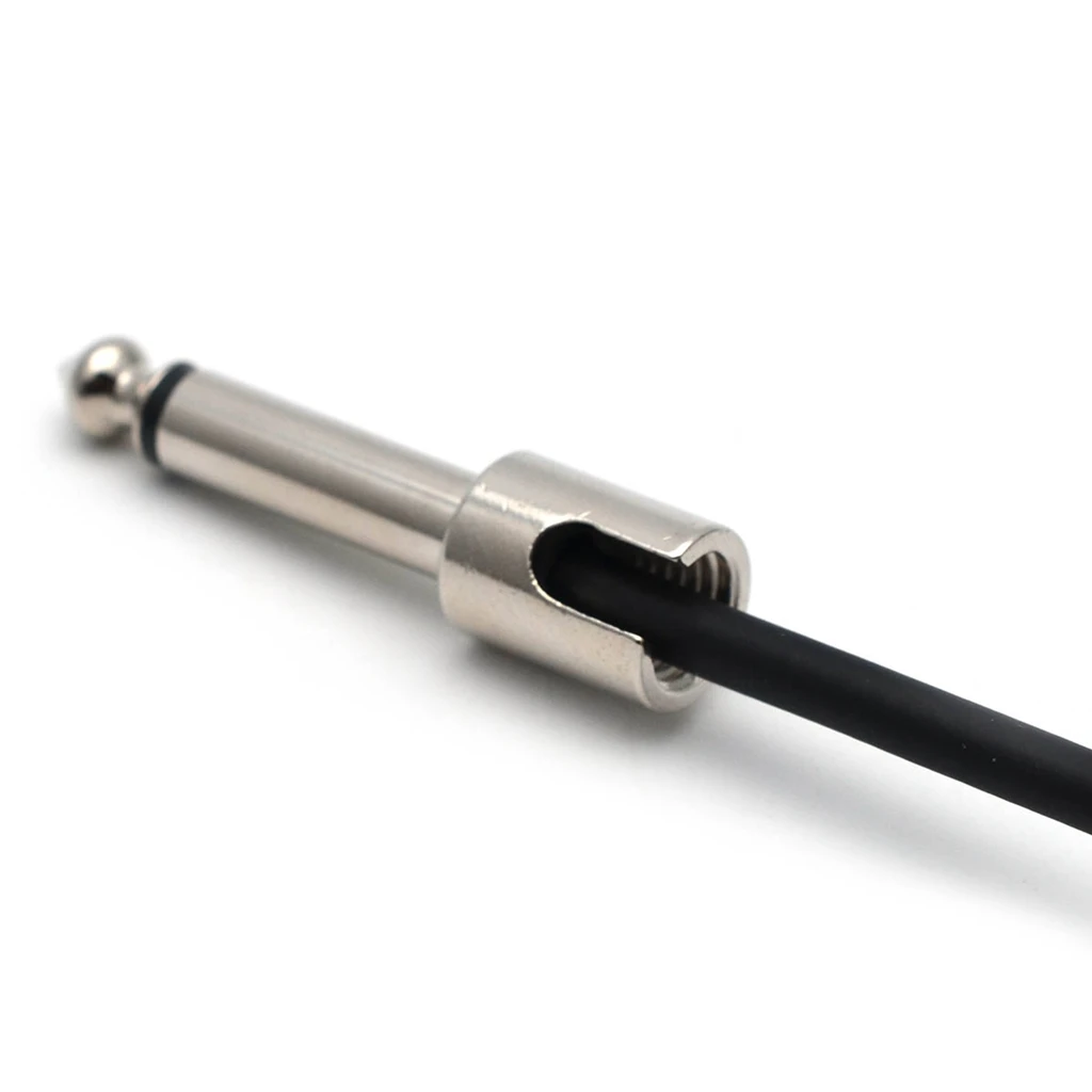 DIY 6.35mm Stereo Audio Cable+Wire Cutter for Electric Guitar Amp Amplifier Mixer