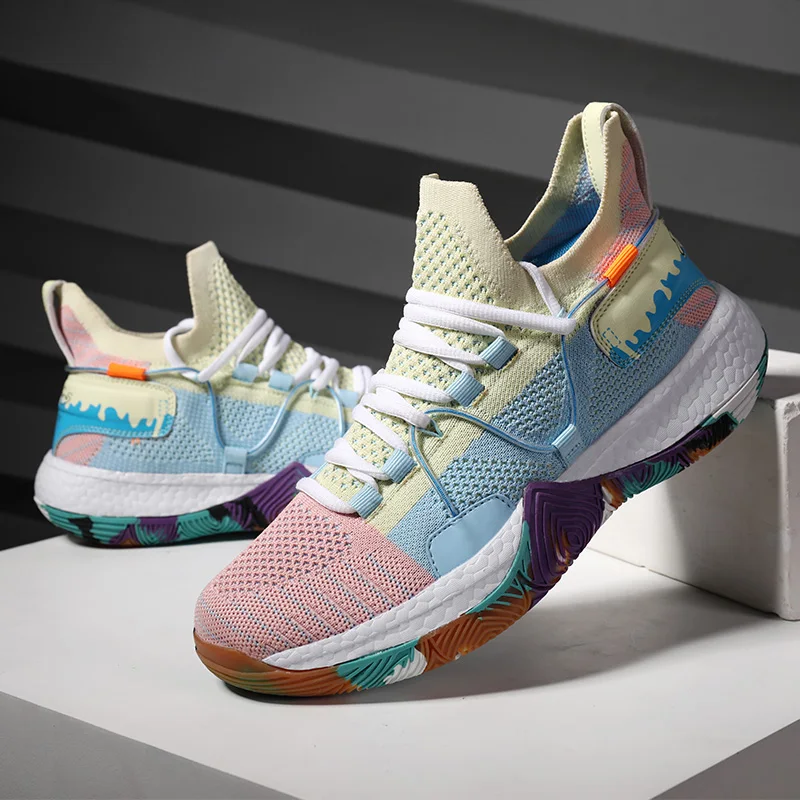 Кроссовки мужские с воздушной подушкой дышащие для бега летняя уличная