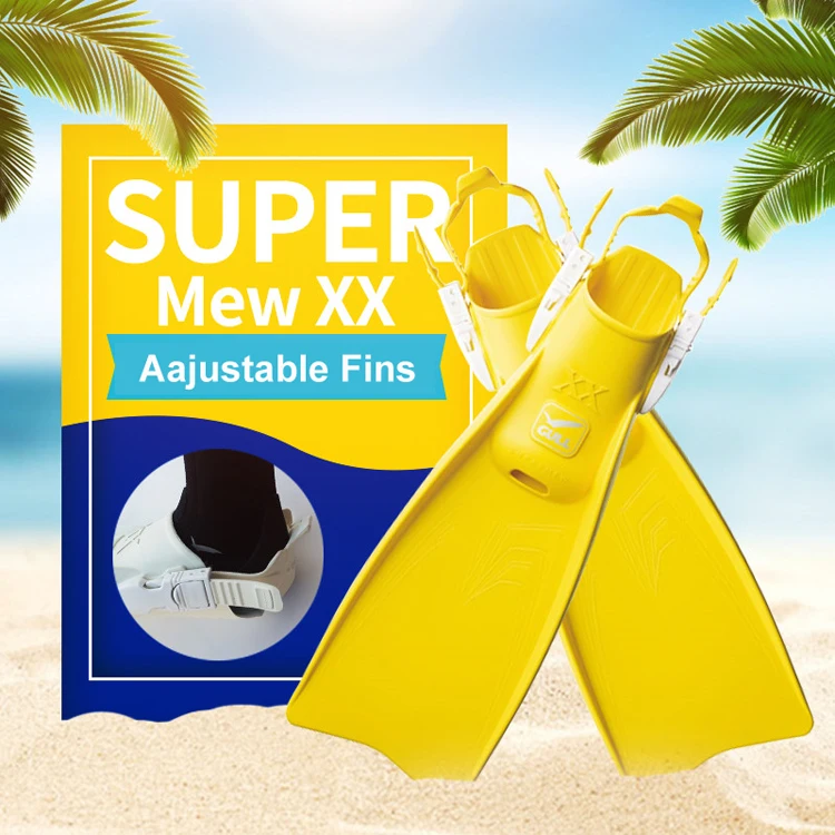 NiteScuba плавники для подводной фотографии GULL Super Mew XX FIN adajustable