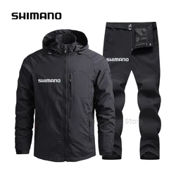 Shimano Fishing Wear Windproof Hooded Multi-Pocket Breathable Durable Spring Autumn Fishing Suit for Fishing Clothes Shimanos