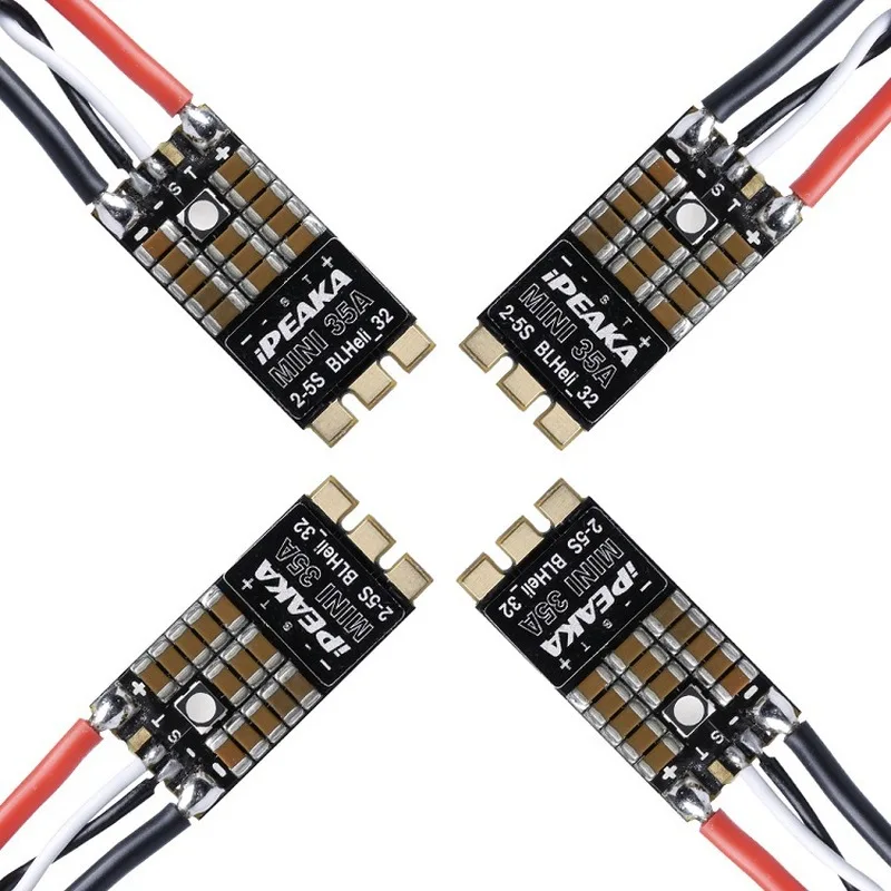 

1/2/4PCS IFlight Ipeaka 26*12mm 35A BLHeli-32 Bit 2-5S ESC Support Dshot150/300/600/1200/Multishot/Oneshot f/ FPV Racing Drone