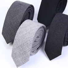 Высокое качество новая дизайнерская обувь модных брендов Бизнес Повседневное 5 см тонкие галстуки для Для мужчин шерстяное однотонное Цвет галстук-бабочка работать с подарочной коробкой
