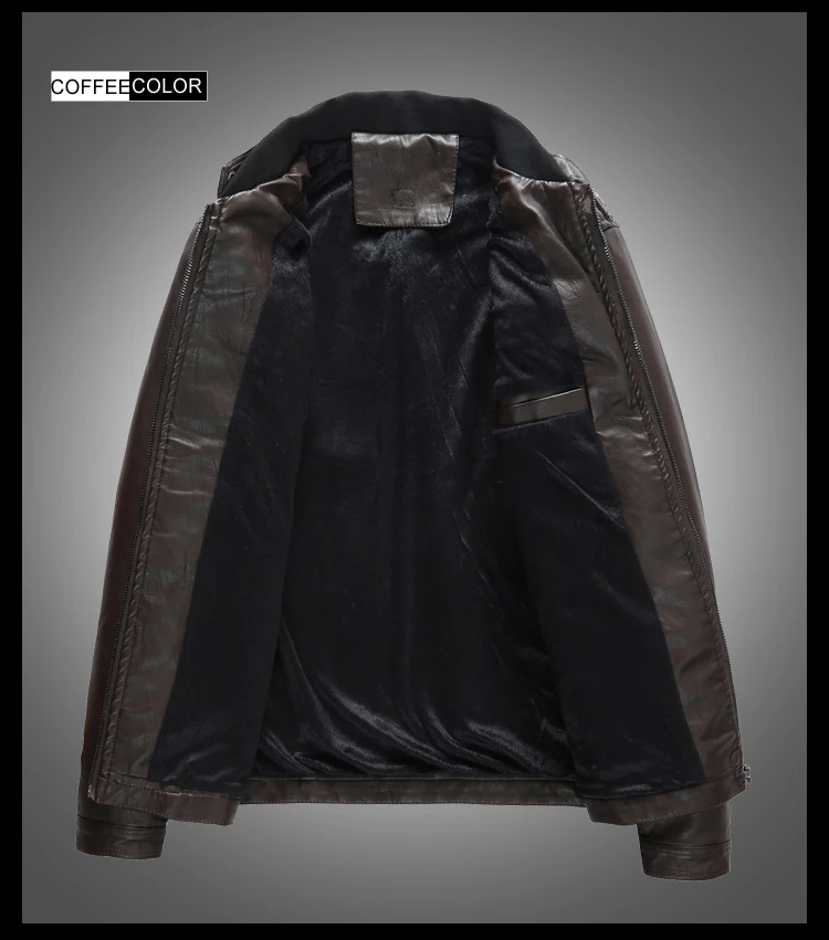 Осенняя Новая модная винтажная куртка Cuir Homme, тонкая мотоциклетная кожаная куртка с воротником-стойкой
