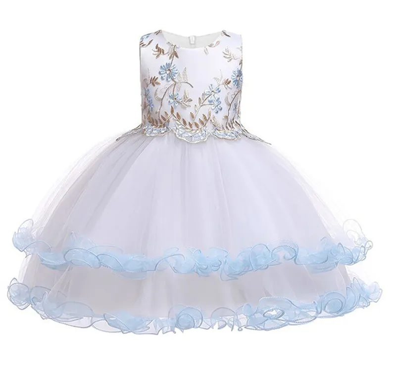 

2019 girls sleeveless dress Europe and America fluffy dress princess dress