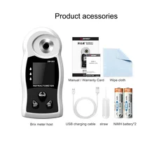 Еда, напитки, фрукты цифровой измеритель сладости сахара сахаромер рефракторметр