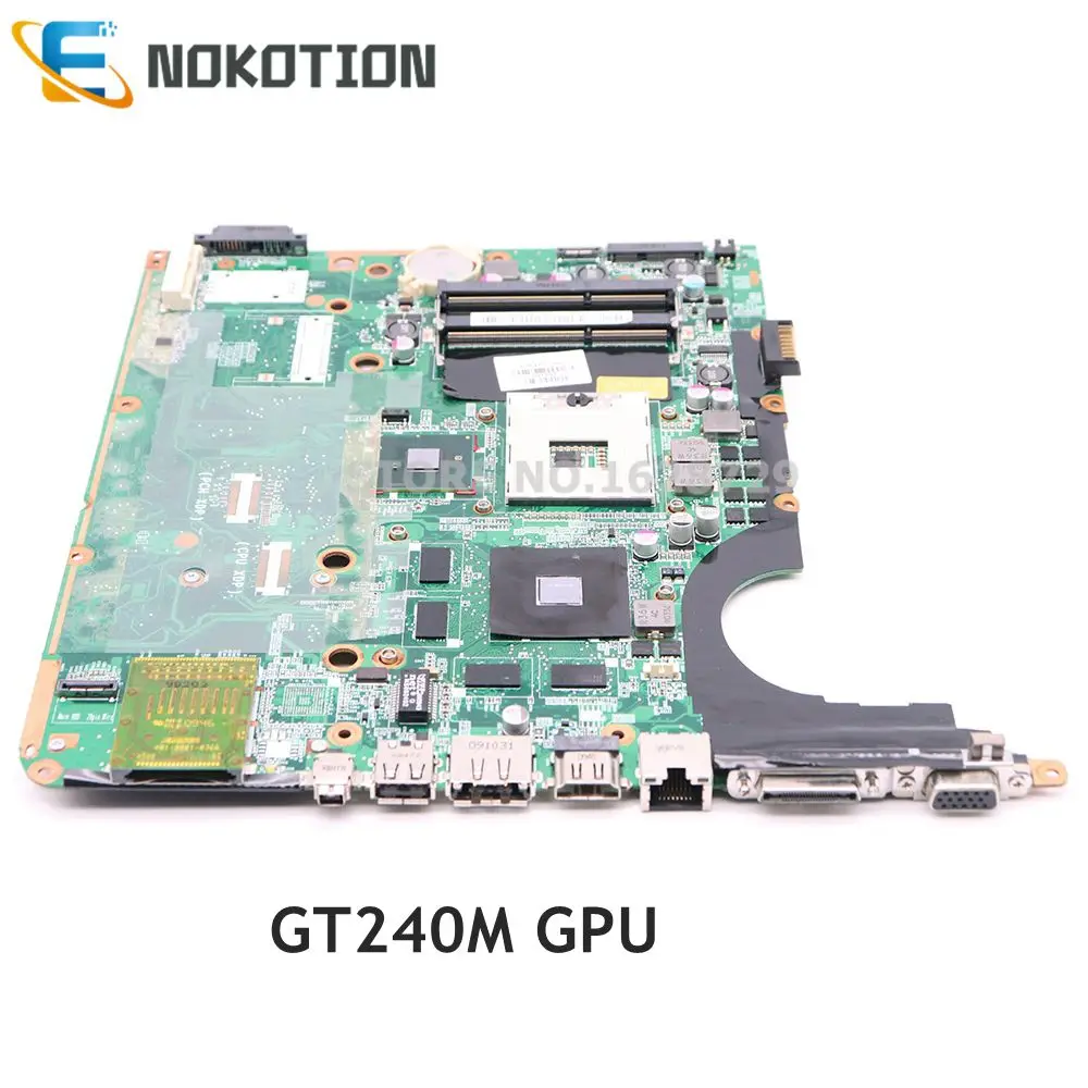 NOKOTION 575477-001 материнская плата для ноутбука HP Pavilion dv7-3000 серии Intel PM55 DDR3 с NVDIA Графика da0up6mb6e0 REV E