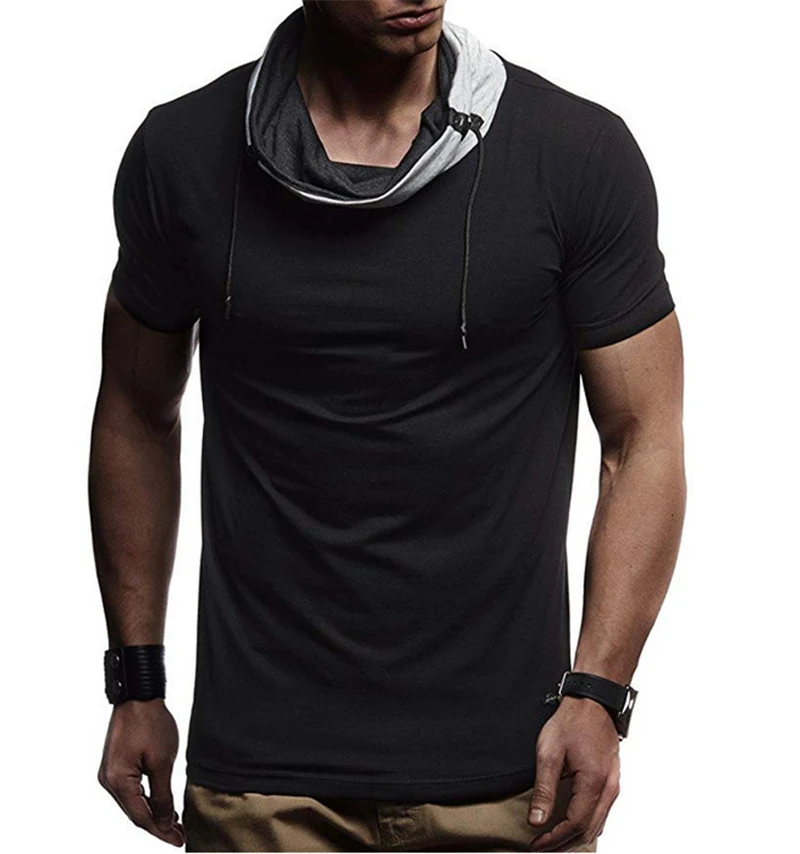 Men's Summer style Fashion print T-shirts Short sleeves Slim fit Bodybuilding Muscle men's t-shirt | Спорт и развлечения