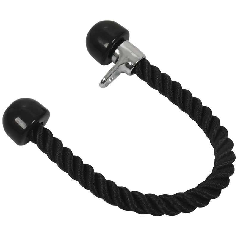 

Tricep Nylon Rope Push Pull Down Black