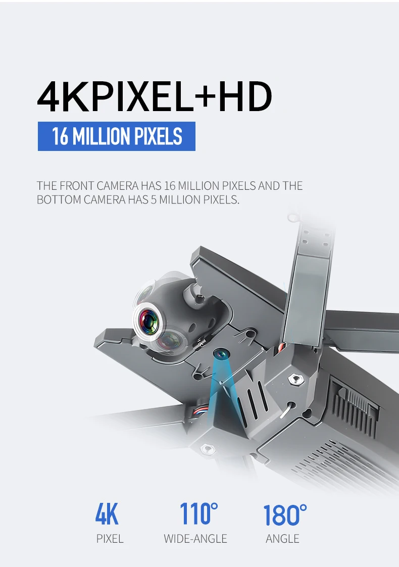 Радиоуправляемый мини-Дрон X4 4k с камерой HD гоночный Дрон детские игрушки FPV Дрон оптический поток Квадрокоптер VS E58 E520S GD89