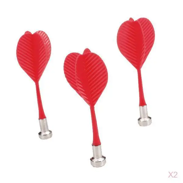 

3pcs Red Magnetic Darts Target Game Children Safety Portable Home Office Family Fun Game