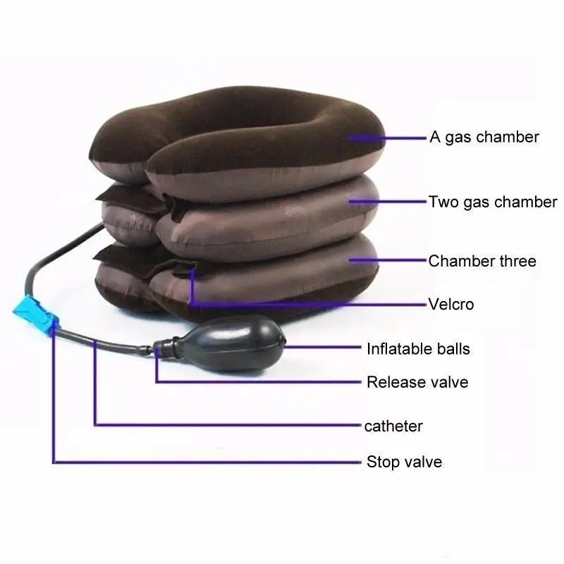 High QUality New Arrivakl Air Inflatable Cervical Neck Traction Device Shoulder Neck Pain Relief Brace