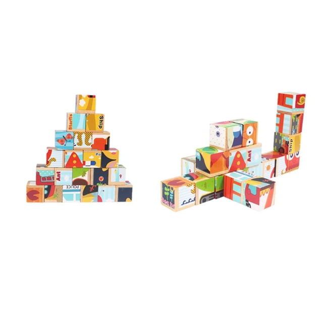 Exercise Logical Thinking Skil Early Education Cartoon Beech Puzzle Supplies for Children over 36 Months Jigsaw Toy 3