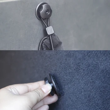 

4pcs Trunk Hook Hardware Organizer Rear Cargo Hanger Car Universal Holder Fix Luggage Net Easy Use Modification Accessories Auto